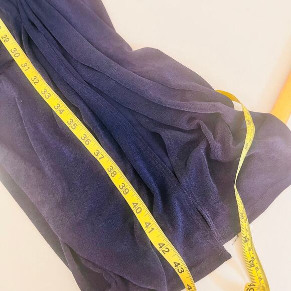 Fashion Nova Full Grown Knot Front Slit Blue Dress Size S Small - Picture 7 of 8